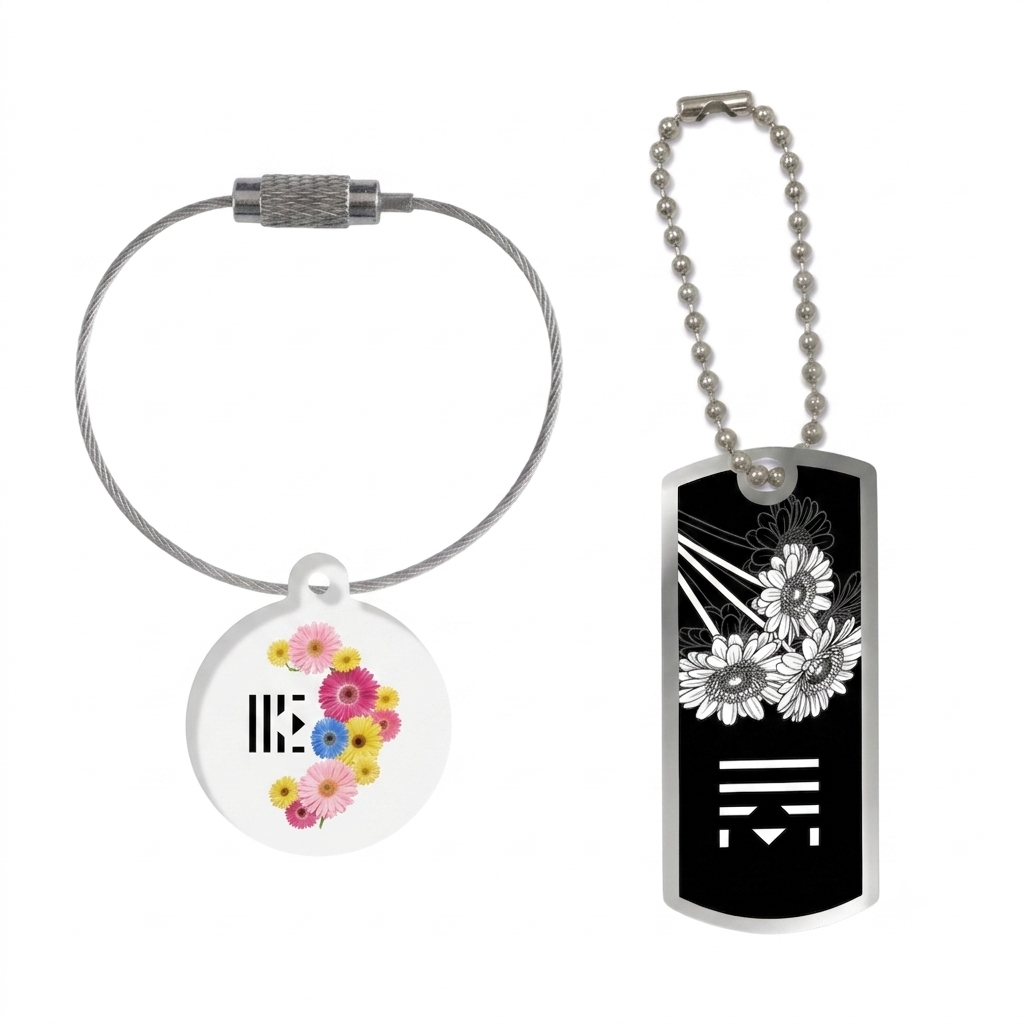 【IKE THE LIVE2】Acrylic Keychain（クリア／黒）